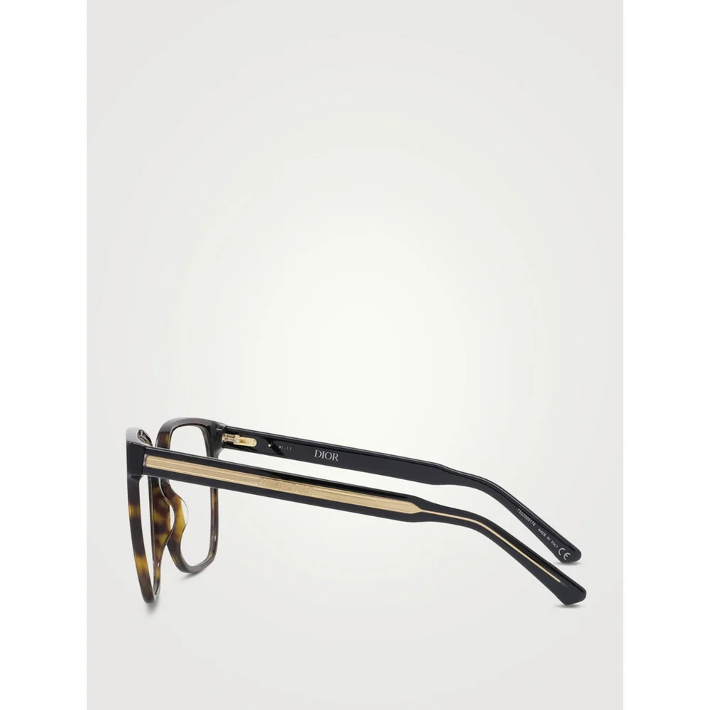 NWT Christian Dior CD50028I-052-56 Brown Square 56mm Eyeglasses